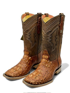 Men’s Exotic American Alligator Cowboy Boot (Shedron)