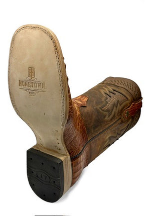 Men’s Exotic American Alligator Cowboy Boot (Shedron)