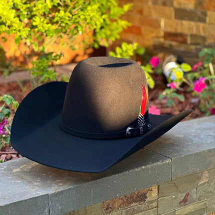 100x Black HomeTown Cowboy Felt Hat