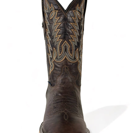 Leather Square Toe Cowboy Boot