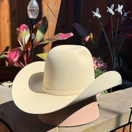 100x Bone HomeTown Cowboy Felt Hat