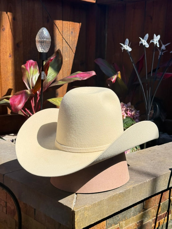 100x Bone HomeTown Cowboy Felt Hat