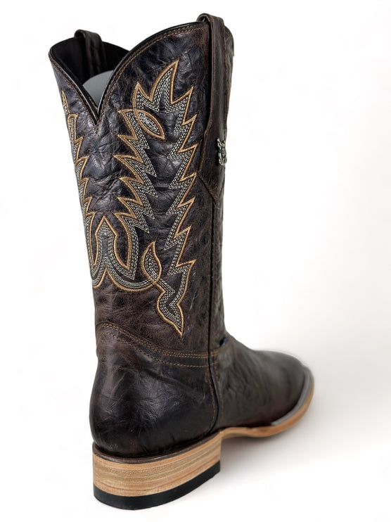 Leather Square Toe Cowboy Boot