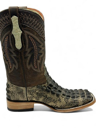 Men’s Exotic American Alligator Cowboy Boot (Natural)