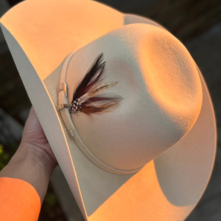 100x Bone HomeTown Cowboy Felt Hat