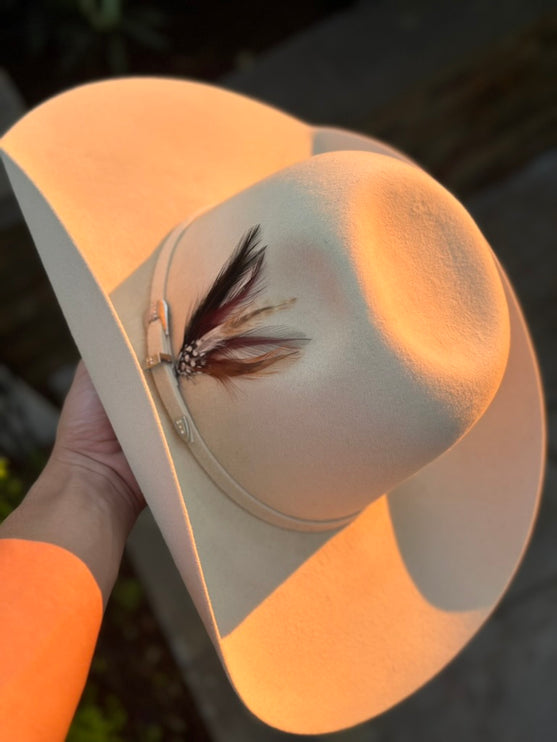 100x Bone HomeTown Cowboy Felt Hat