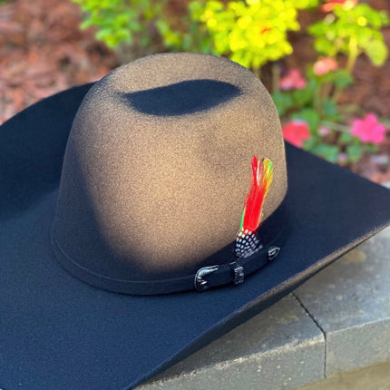 100x Black HomeTown Cowboy Felt Hat