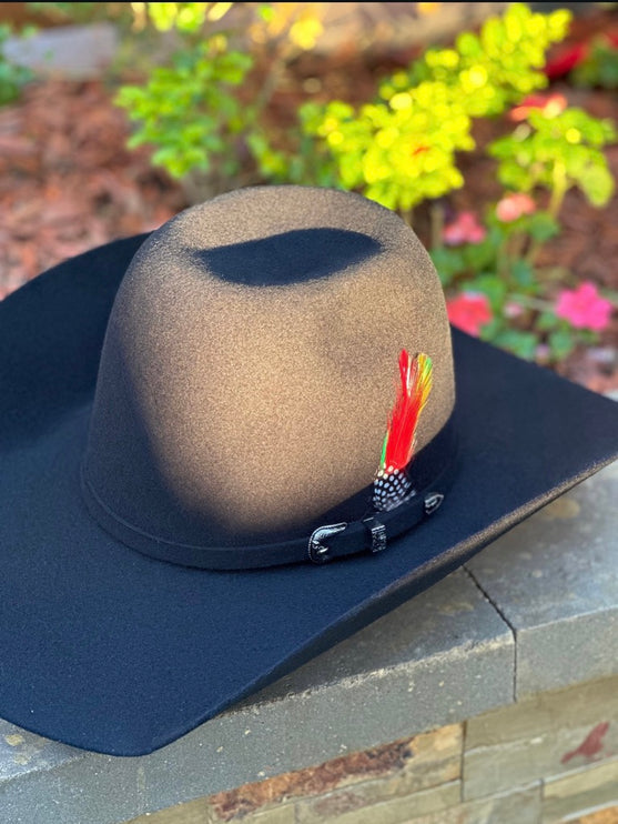 100x Black HomeTown Cowboy Felt Hat