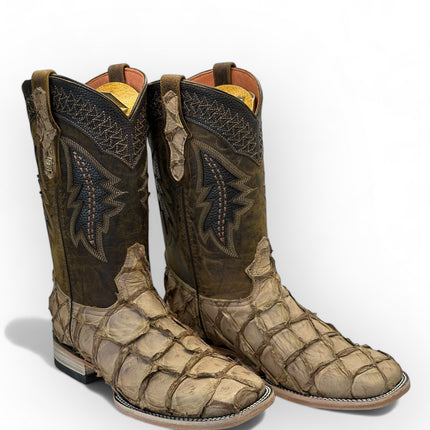 Exotic FishScale Orix Matte Cowboy Boot