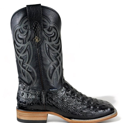 Crocodile Black Lomo De Nilo Print Cowboy Boot