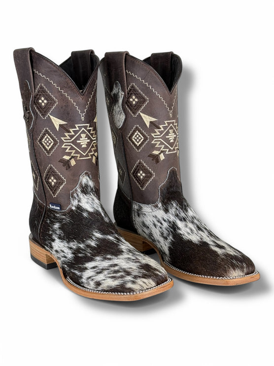 Aztec Cowhide Cowboy Boot