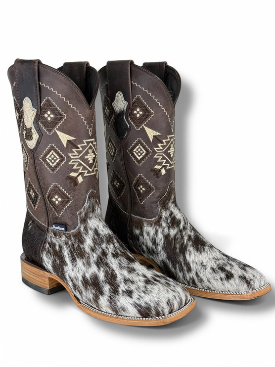 Aztec Cowhide Cowboy Boot