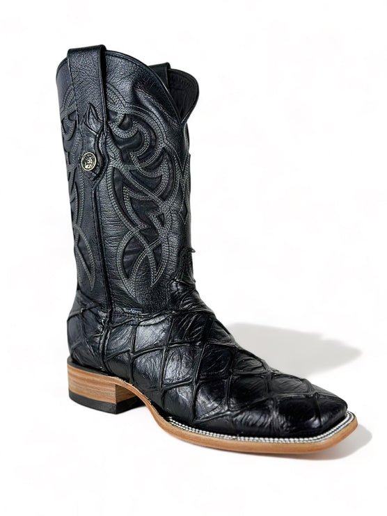 Pez Mar y Tierra Negra Cowboy Boot