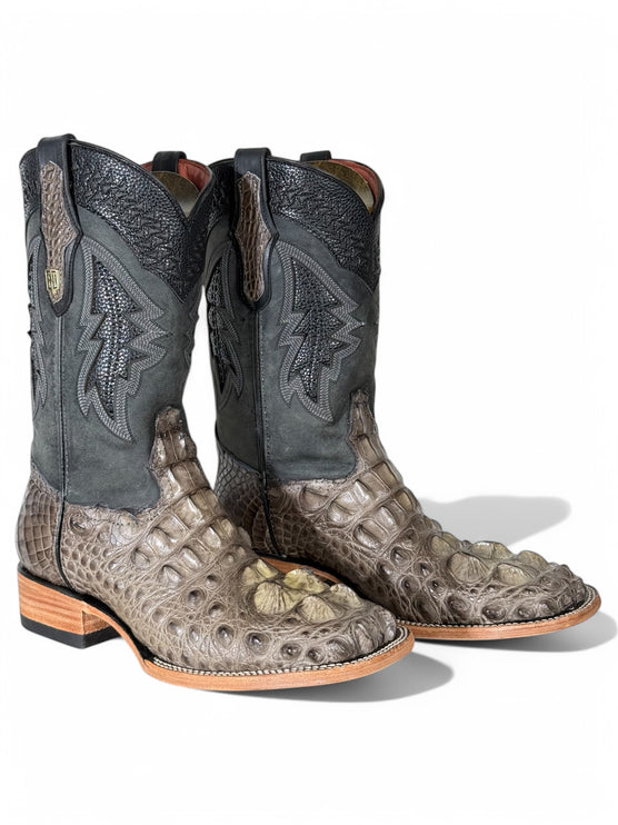 Men’s Exotic American Alligator Cowboy Boot (Grey)