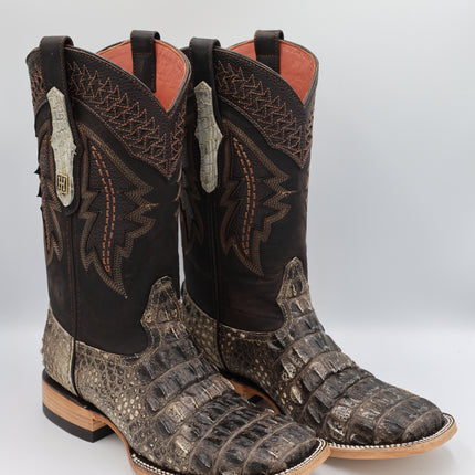 Men’s Exotic American Alligator Cowboy Boot (Natural)