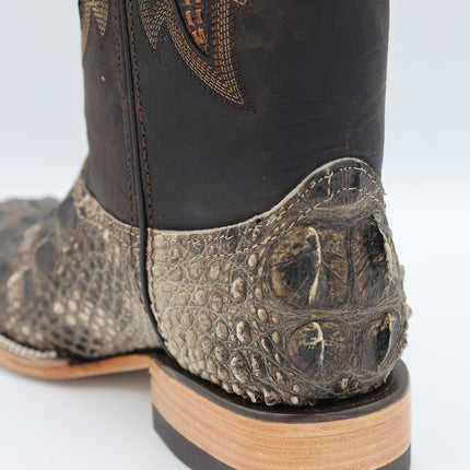 Men’s Exotic American Alligator Cowboy Boot (Natural)