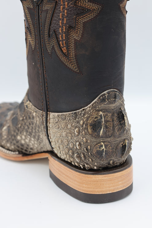 Men’s Exotic American Alligator Cowboy Boot (Natural)