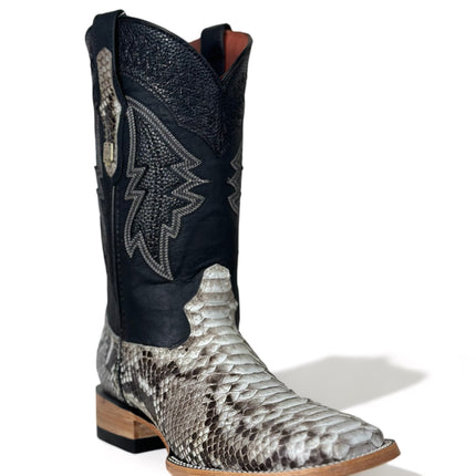 Exotic Python CowBoy Boot Natural HomeTown