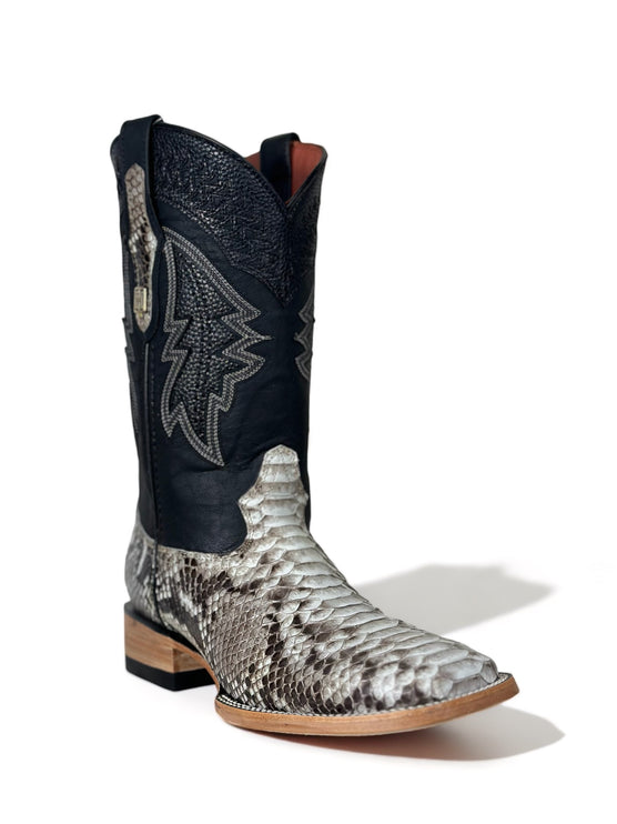 Exotic Python CowBoy Boot Natural HomeTown