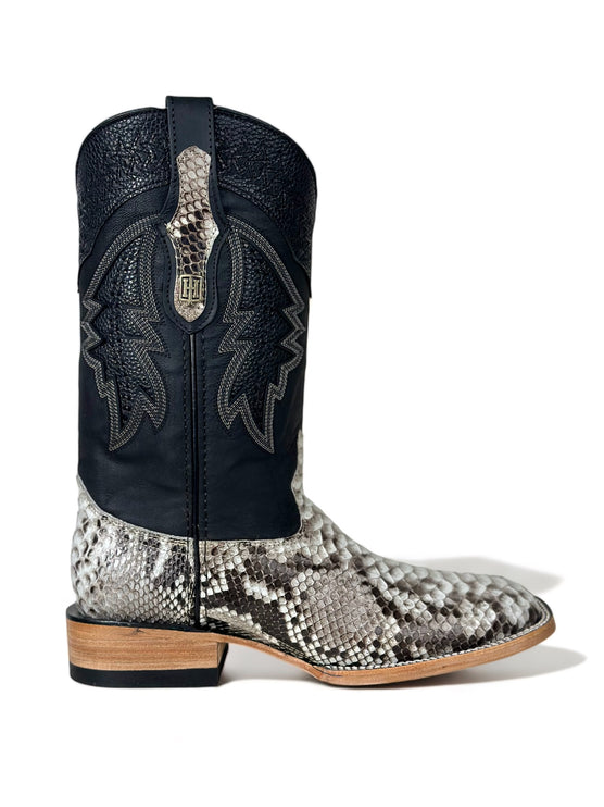 Exotic Python CowBoy Boot Natural HomeTown