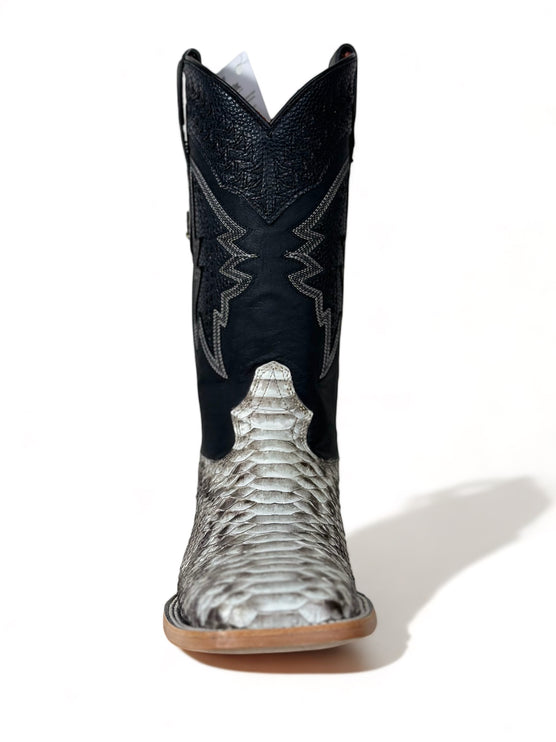 Exotic Python CowBoy Boot Natural HomeTown