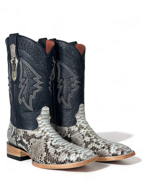 Exotic Python CowBoy Boot Natural HomeTown