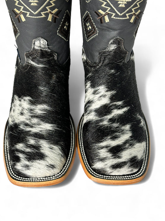 Aztec Cowhide Cowboy Boot