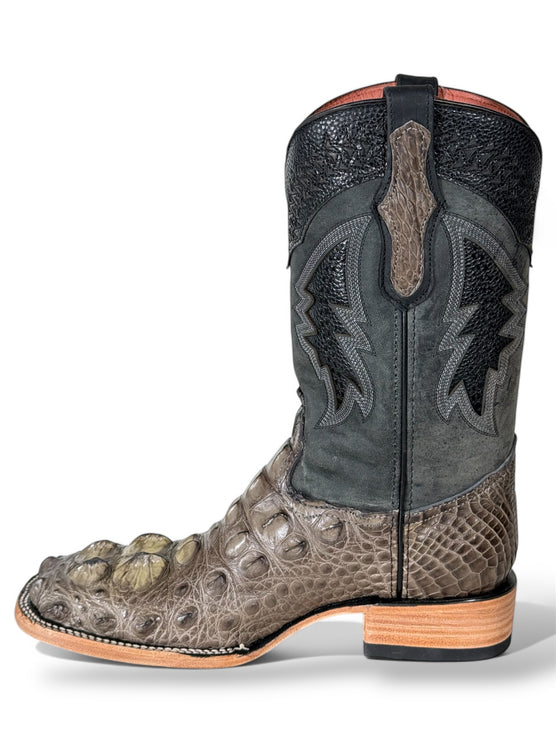 Men’s Exotic American Alligator Cowboy Boot (Grey)